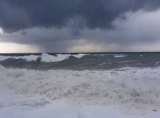 Storm na more